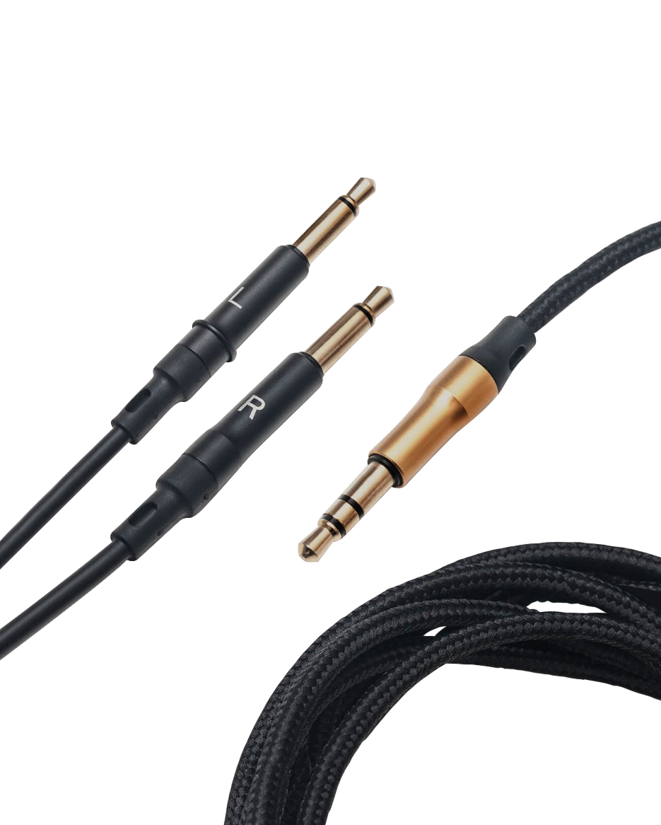 MEZE AUDIO Câble mono 3,5 mm vers 3,5 mm, 3 m, noir/doré Standard