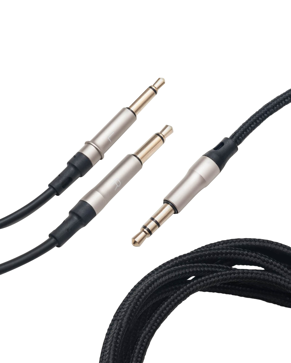 MEZE AUDIO Câble standard 3,5 mm mono vers 3,5 mm 3 m noir/argenté