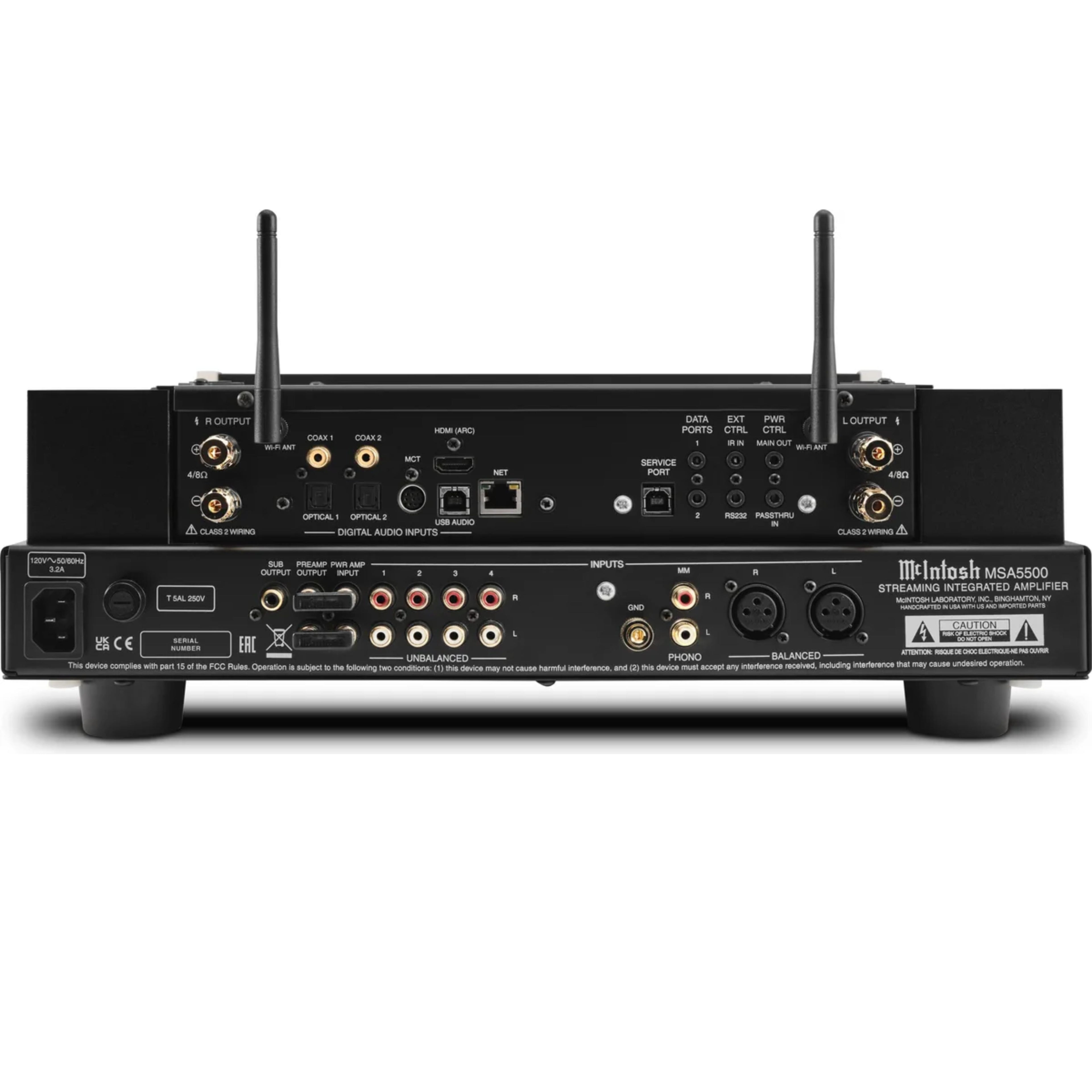 MCINTOSH MSA 5500 Intégré stéréo connecté