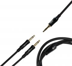 MEZE AUDIO Câble mono 3,5 mm vers 3,5 mm (3 m) en TPE souple avec boîtier en aluminium noir