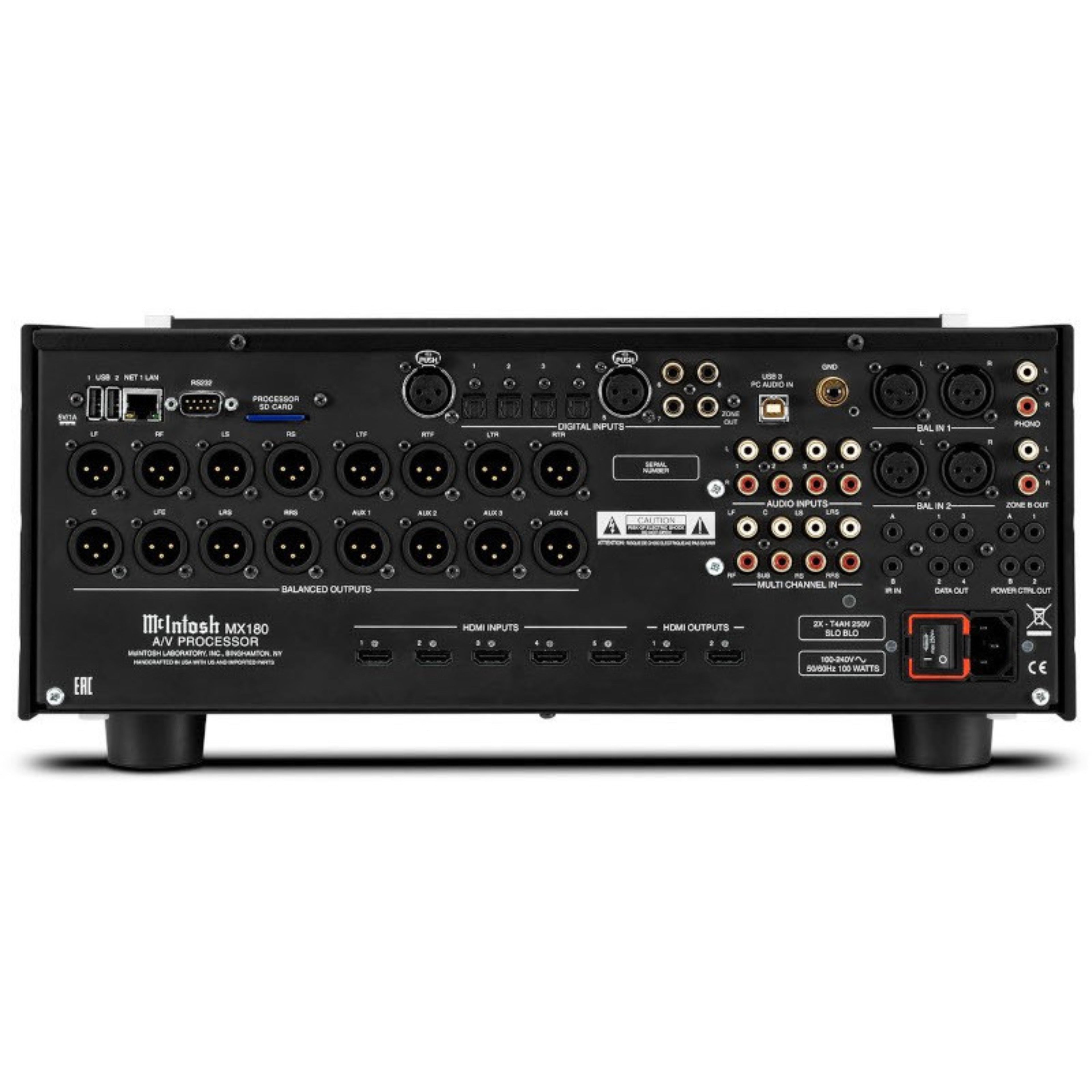 MCINTOSH MX180 HOME CINÉMA ET PROCESSEUR A/V