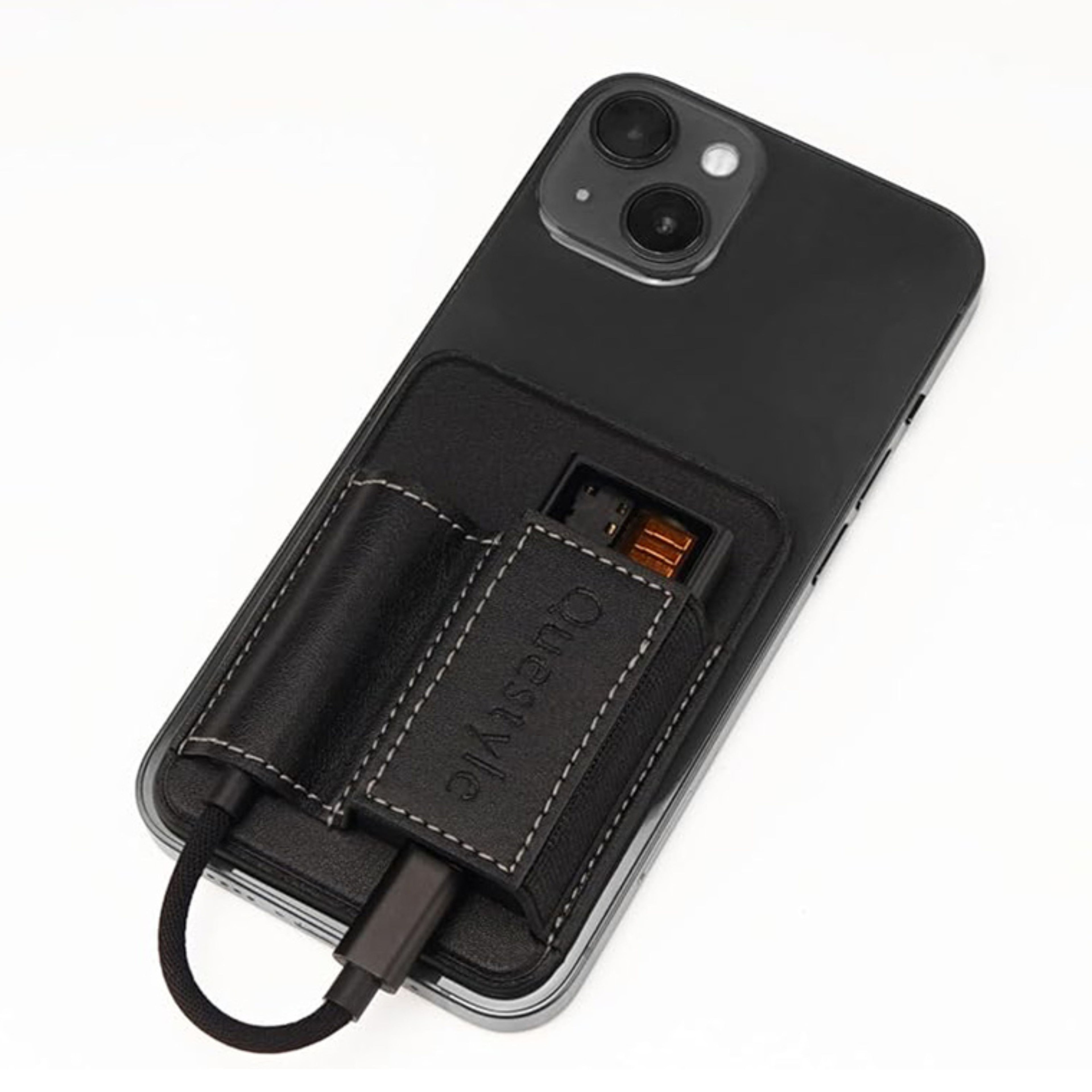 QUESTYLE Étui MAGSAFE cuir pour M15c M15i