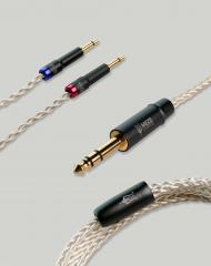 MEZE AUDIO Câble PCUHD plaqué argent mono 3,5 mm vers 6,3 mm Premium